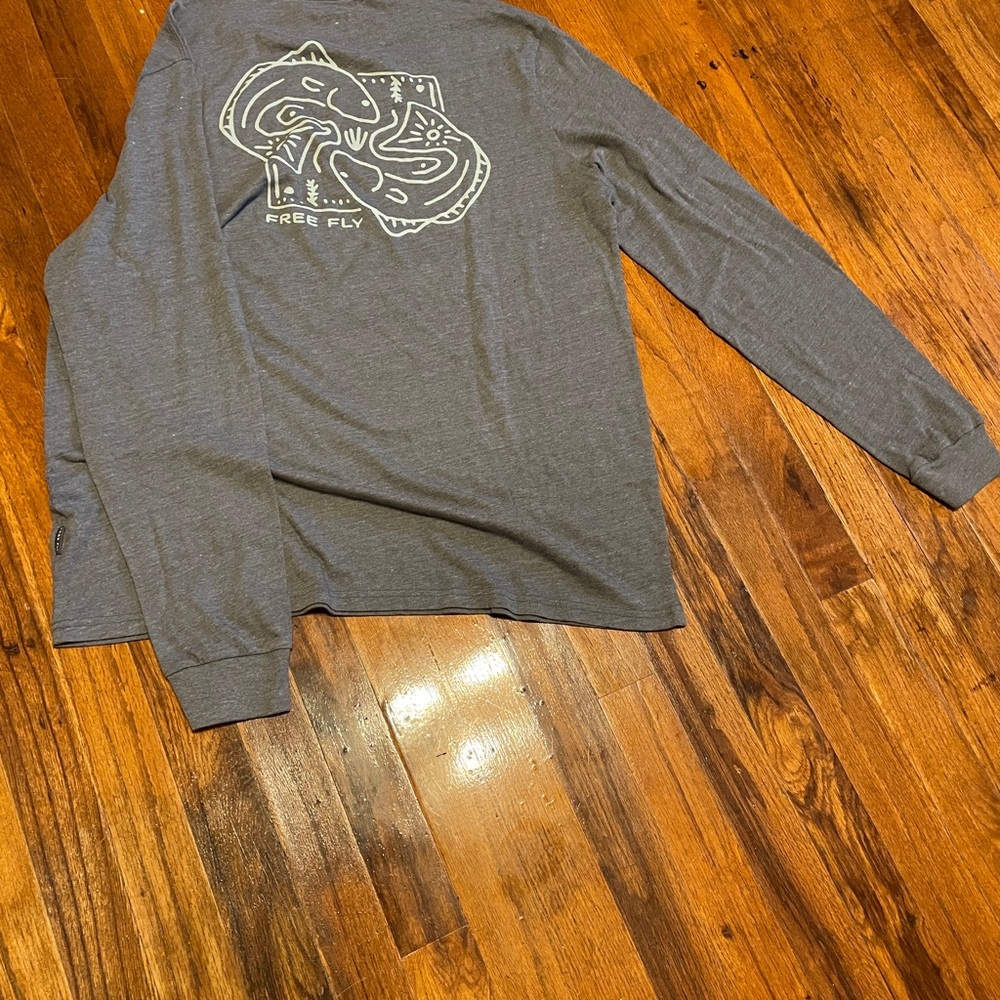 Free Fly Gray Long Sleeve Shirt